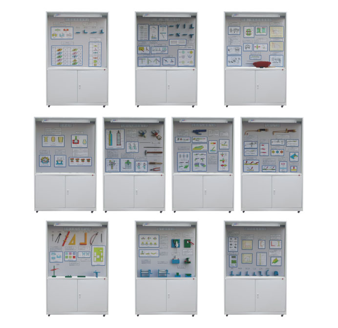 FZHM-10型《焊、鉚工工藝學(xué)》示教陳列柜