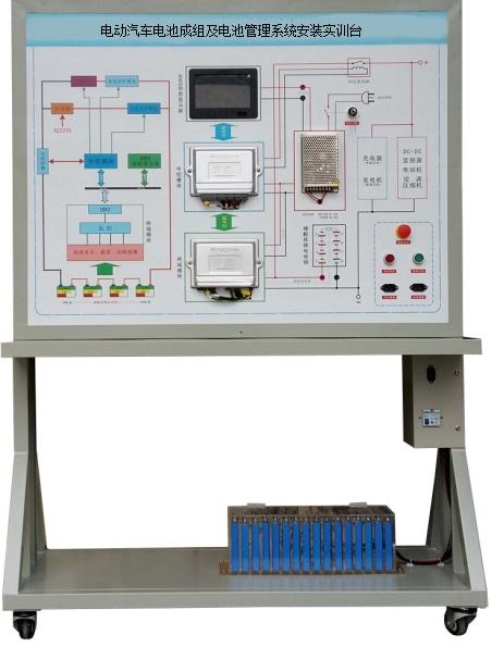 DYDC-77電動汽車電池成組及電池管理系統(tǒng)安裝實訓(xùn)臺